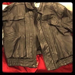 Leather jacket